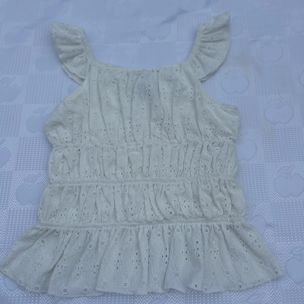Kids size L Xhilaration Cream Blouse